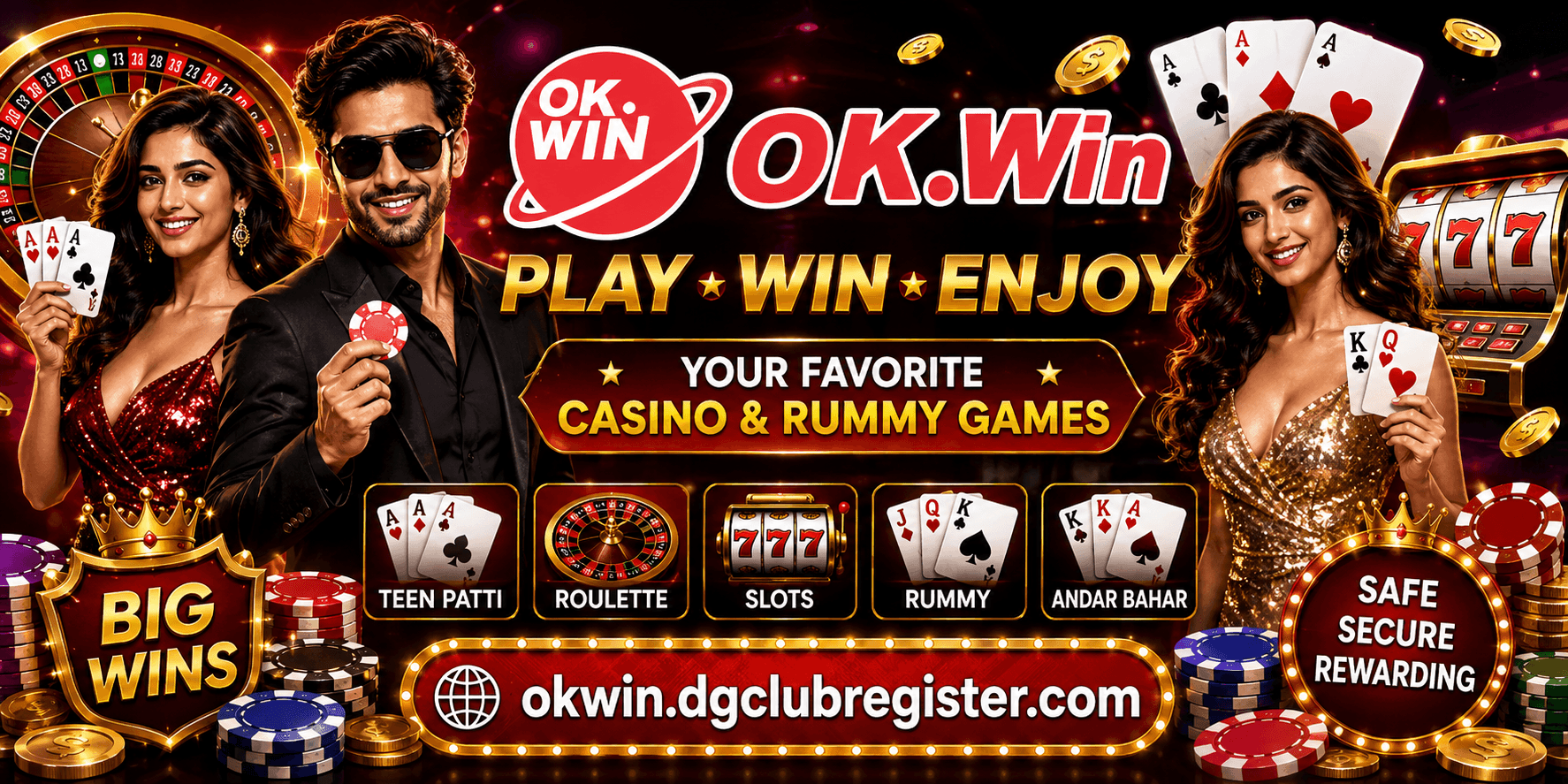 Ok Win Casino – Play Slots, Rummy & Lottery